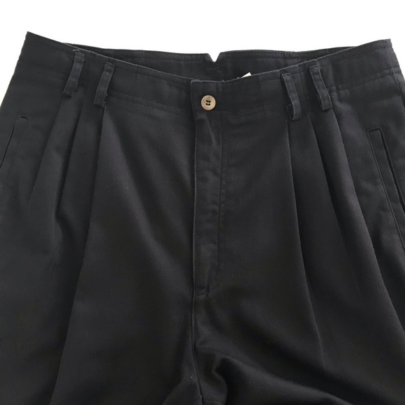 Liz Claiborne Lizsports Black Pleated Pants Trousers - Picture 8 of 14